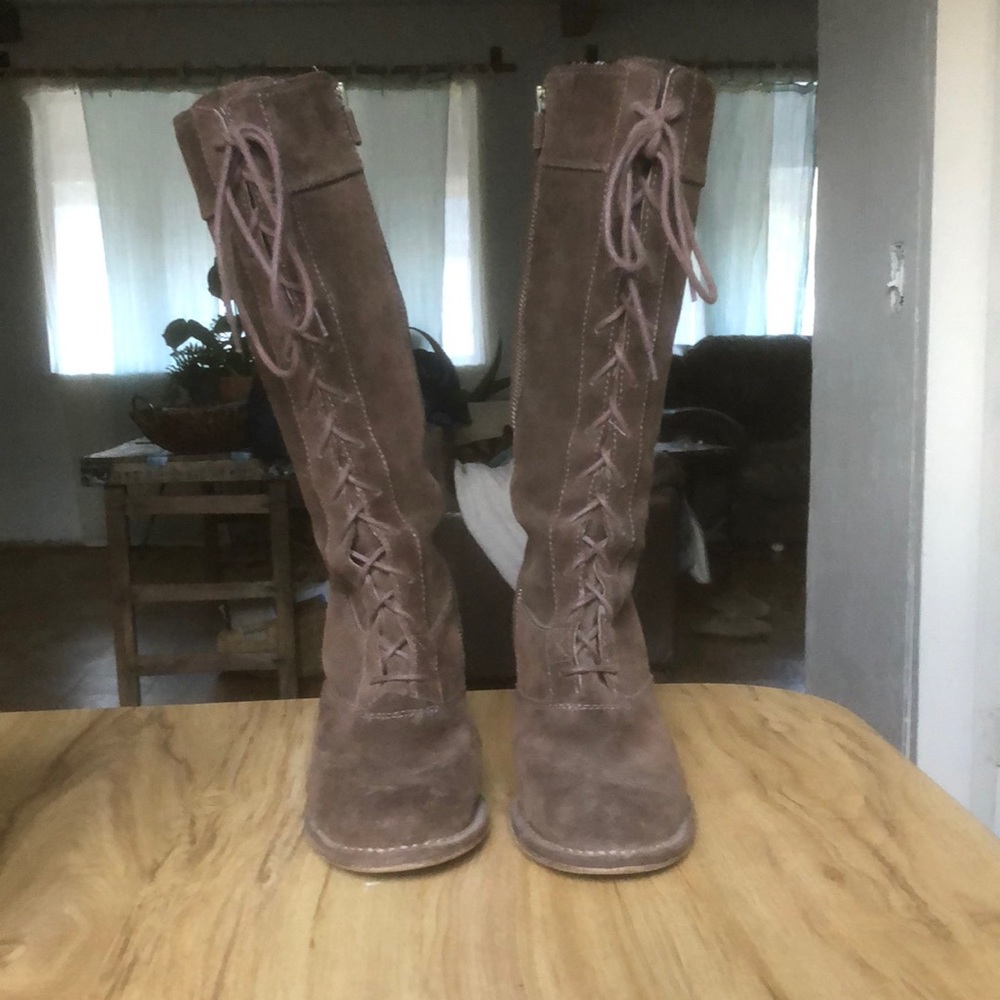Frye Villager Lace Leather Boot